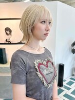 ノエ(noe)&nbsp;くびれヘア/アプリコットオレンジ/ハイライトカラー/栄c189