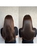 髪質改善ストレート