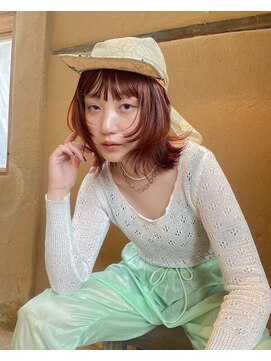 チクロヘアー(Ticro hair) @nkkn15 orange layer