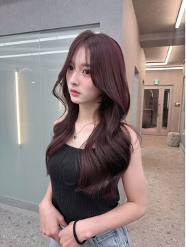 ボタン ハカタ(VOTAN hakata) 【柿本真優】これから流行る★ワインレッド/2wayバング