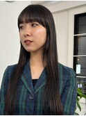 【SANA】サラサラストレートヘア