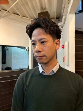 MEN’S HAIR/波巻ツイストスパイラル/フェザーパーマ/心斎橋