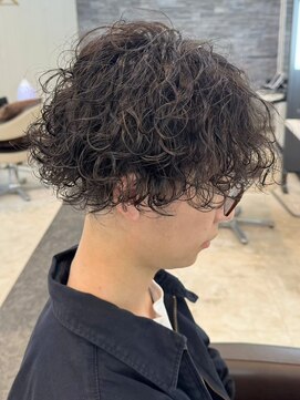 宇都宮メンズパーマ波巻きスパイラルパーマ波巻きパーマツイスパ