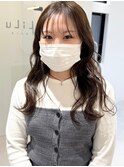 ミディアムパーマレイヤーパーマウェーブパーマ小顔パーマ