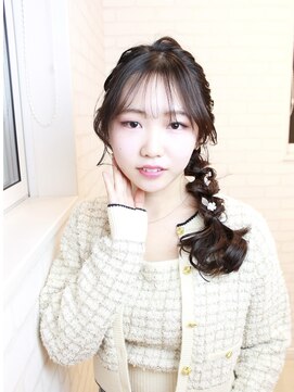 アヴァン(avant) 《avant》サイド編みおろしヘア