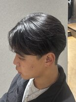 ブルニール 心斎橋(BLEUNIR) 毛流れパーマ センターパート