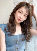 30代40代似合わせ顔周りカットレイヤー×ダークブラウン