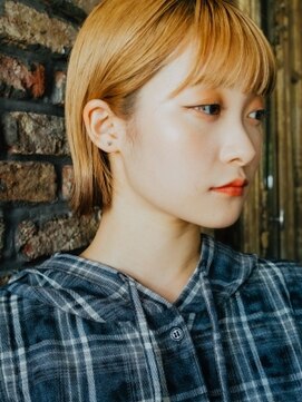ヘアアンドリラクゼーション シャッセ(Hair&Relaxation SASE) ハイトーンボブスタイル