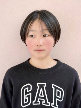 ウォーターリリー 川西店(Water Lily) イメチェンショート前髪シースルーバングクールショート