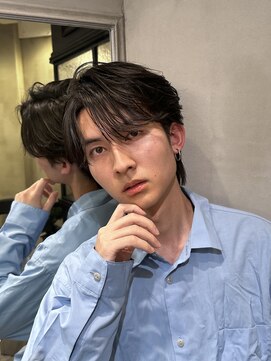 ロンドオム 池袋(Lond Homme) men's/顔周り/ニュアンスパーマ/黒染め/韓国/ダウンパーマ