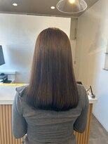 クララジャパン ナベシマ(CLALA JAPAN Nabeshima)&nbsp;ボブ　ミルクティーベージュ　艶髪　髪質改善カラー　ショート