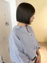 ロジェ(loje)&nbsp;20代30代40代　ミニボブ/ダークブルー