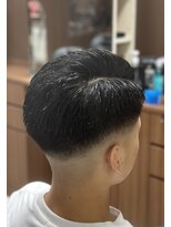 バーバーショップグランツ(Bar ber Shop GRAnt'z)&nbsp;サイドパート　スキンフェードスタイル