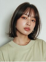 ロディーナコク 大口 新子安(rodina.coc)&nbsp;ミルクティーブロンド/ダークブルー/デジタルパーマ/大口新子安