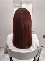 佇余(TAYU)&nbsp;ツヤがほしい方へ髪質改善レッドブラウンロング