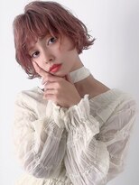 ケーツー エム 京都ラクエ(k-two emu)&nbsp;愛されふわふわボブ♪_ピンクなハイトーン♪_四条烏丸御池