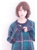 寝癖風大人かわいいいワンカールボブ