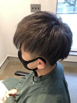 デミュート(DEMUT) 学生アッシュツーブロック刈り上げミニマッシュ