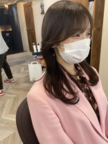 アリスバイアフロート 自由が丘(ALICe by AFLOAT)&nbsp;流れるサイドバング/ココアグレージュ