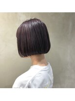 アンセム(anthe M) ツヤ髪ピンクベージュ前髪カット髪質改善トリートメント
