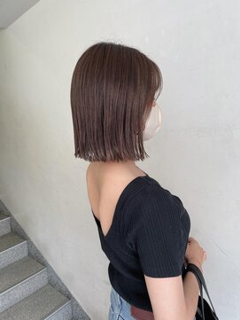 キャンバス バイ ネオリーブ 横浜西口(Canvas by neo.) 切りっぱなしボブ/ラインボブ/縮毛矯正/sn