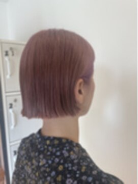 ロダ ヘアー(RODA hair) パツっとミニボブピンクカラー