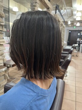 リー 甲子園(Lee) ～外ハネ切りっぱなしボブスタイル～