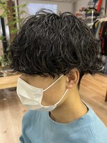 ウェイビーエフティフィフス 横浜西口(WAVEY ft.fifth) 波巻きスパイラルツイストスパイラルパーママッシュメンズヘア