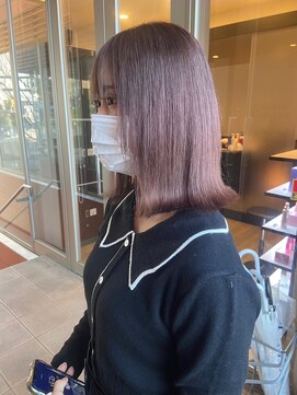 インク サカエ(inq sakae) 外ハネボブ×シアーブラウン