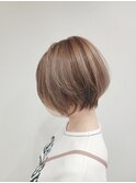 ☆美人ショートボブ×ピンクアッシュ