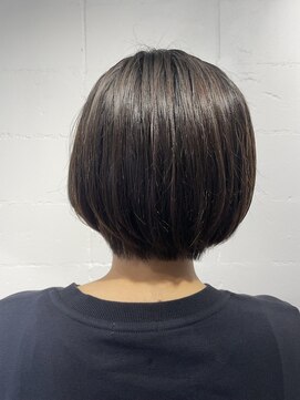 シェル 吉祥寺(shell) グレージュカラー/ボブウルフ/黒髪/ココアベージュ