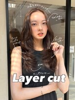 ルル 表参道(lulu.) レイヤーカット　レイヤーロング　小顔ヘア