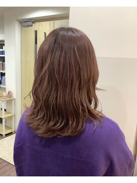 ワタナベ Watanabe美容室 ピンクベージュ