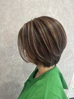 ココスタイル(Koko style)&nbsp;ハイライト前下がりボブ