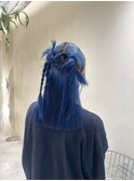三つ編みを使ったヘアアレンジ