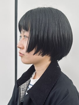 フラワーズアンドレコーズ(Flowers&Records) サイド切りっぱなしショート