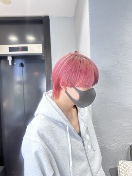 ジゼル(GiseL) ウルフカットピンクカラー