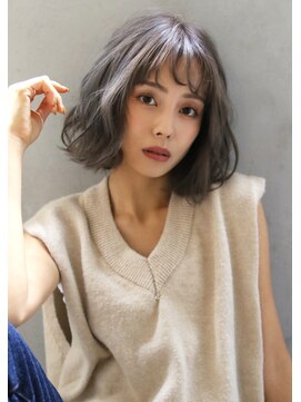 ロゼ 新大宮(ROSE) 【ROSE】ホワイトブロンド＿ブリーチカラー＿ボブ