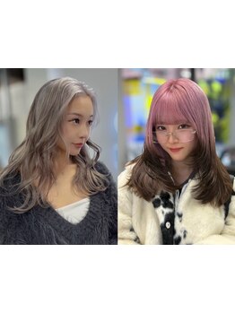 【ブリーチ×髪質改善】ケアブリーチでダメージレスに施術☆透明感ある仕上がりで理想の最旬Styleを叶える*