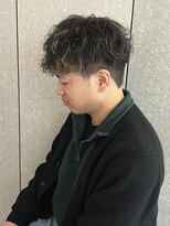 ニアウ 太田店(Niau)&nbsp;メンズナチュラルマッシュ刈り上げフェード無造作パーマ