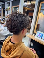 メンズ ラピス(Men's Lapis)&nbsp;センターパート　ツイスパ　縦落ちスパイラル