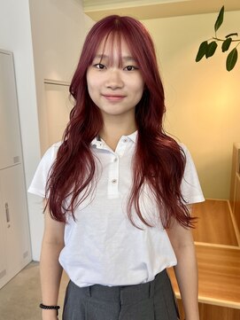 ロジェ(loje) ブリーチカラー/ピンクカラー/くびれヘア