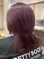 ヘアークリアー 春日部&nbsp;おしゃれな大人のピンクカラー ピンクブラウングラデーション