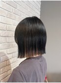 切りっぱなしボブ