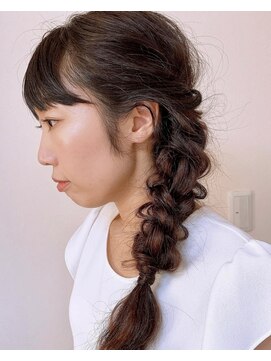 アルファサリダ(ALPHA SALIDA) 前撮り。編みおろし。ヘアセット。成人式。卒業式