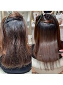 髪質改善矯正Before After