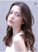 コテ巻き風パーマ/艶デジタルパーマ/前髪パーマ/レイヤーカット