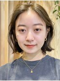 髪質改善トリートメントミルクティーベージュカラーくびれヘア