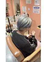 モイ(moi)&nbsp;ホワイトシルバー×ブルーラベンダー