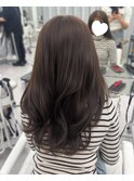 韓国スタイル/ナチュラルくびれヘア_くびれ巻き_透明感カラー